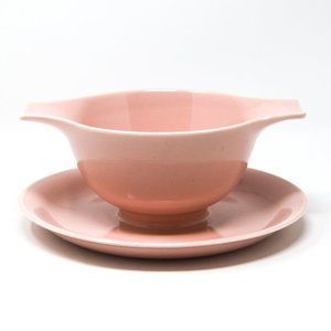 Homer Laughlin Jubilee Shell Pink Gravy Boat